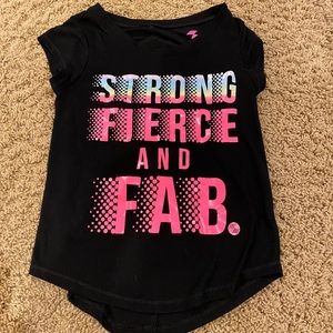 Girls fitness shirt